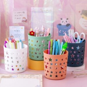 Creative Hollow Stars Brush Storage Container