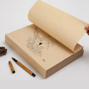 Calligraphy Brush Ink Writing Rice Yellow Paper For Painting
