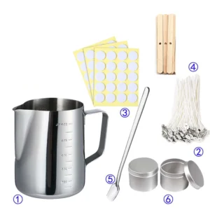 Candle Making Supplies DIY Candle Kit, 6 Pieces